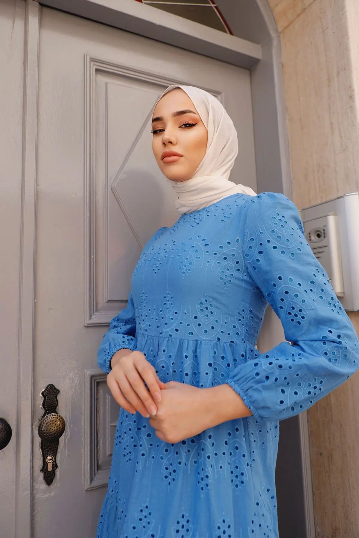 Lace Long Dress-detail