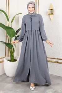 Lace-up Aerobin Abaya