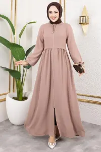 Lace-up Aerobin Abaya
