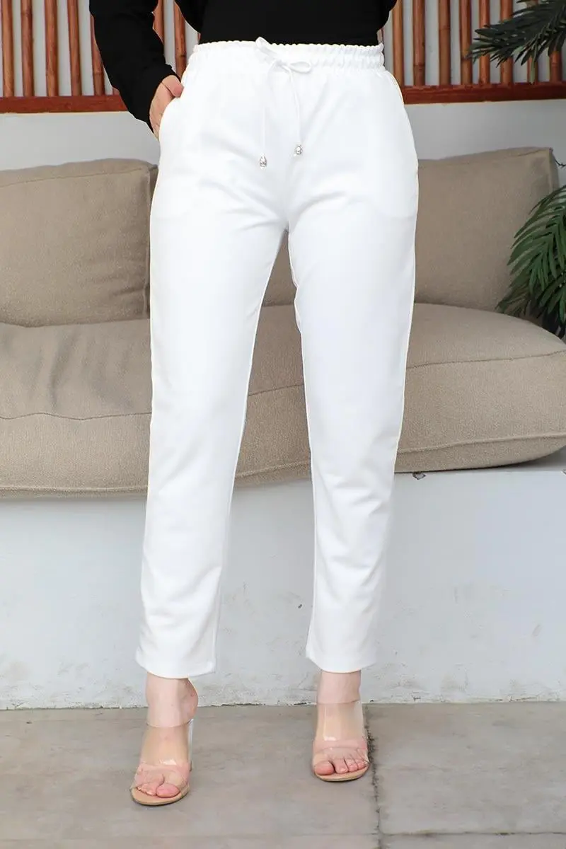 Lace-up Women's Trousers-detail