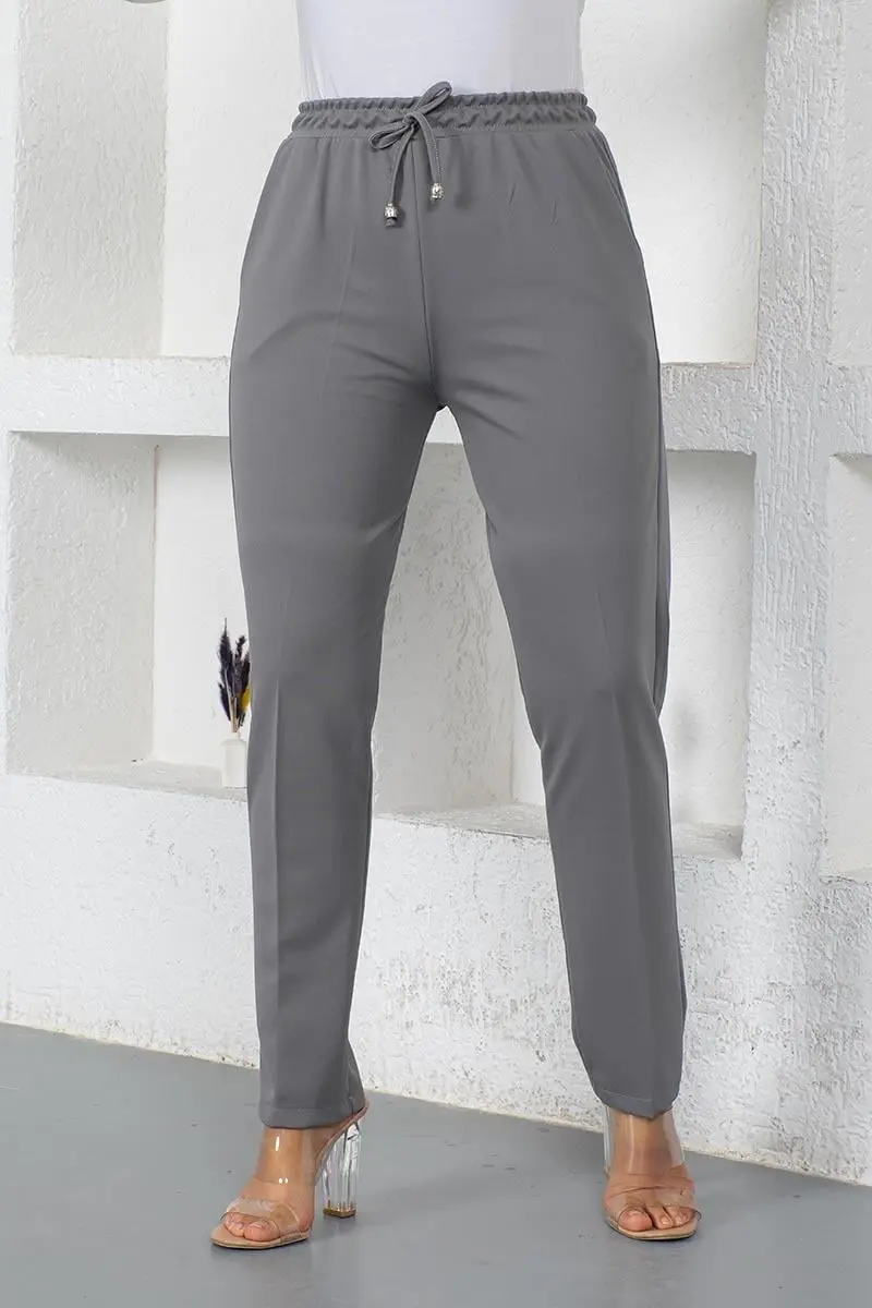 Lace-up Women's Trousers-detail