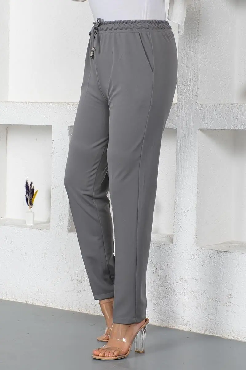 Lace-up Women's Trousers-detail