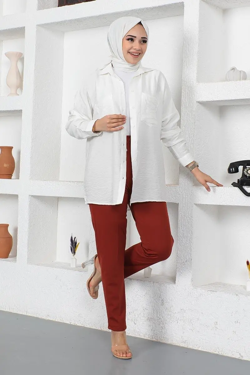 Lace-up Women's Trousers-detail