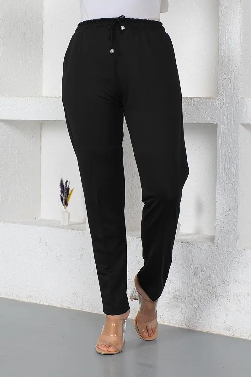 Lace-up Women's Trousers-detail