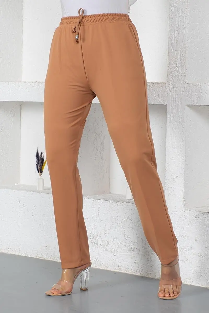Lace-up Women's Trousers-detail