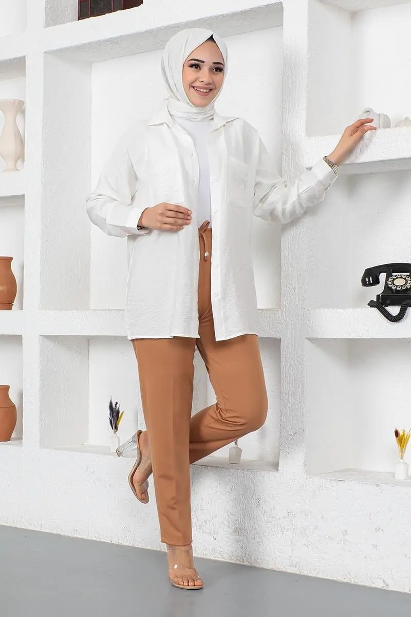 Lace-up Women's Trousers-detail