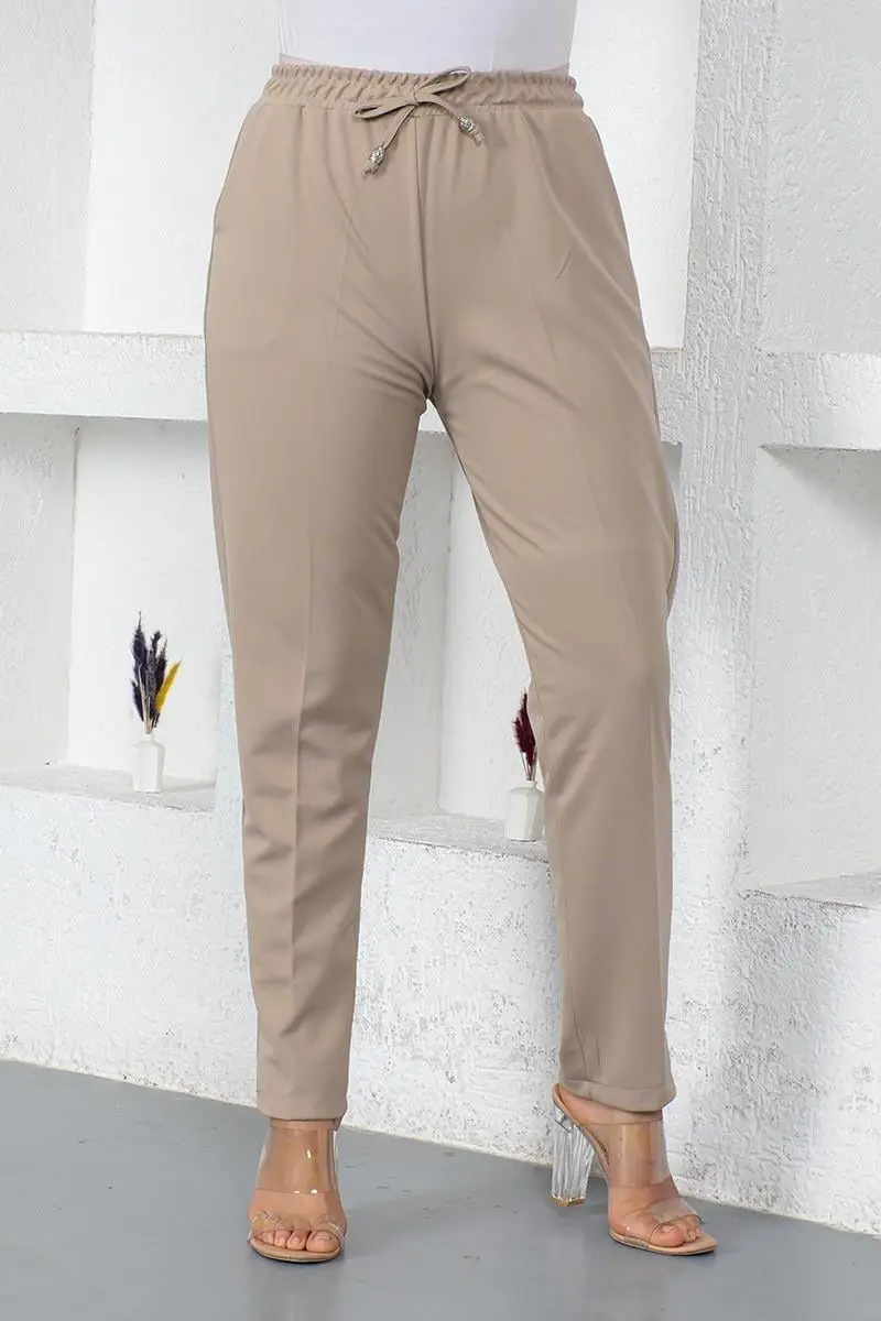 Lace-up Women's Trousers-detail
