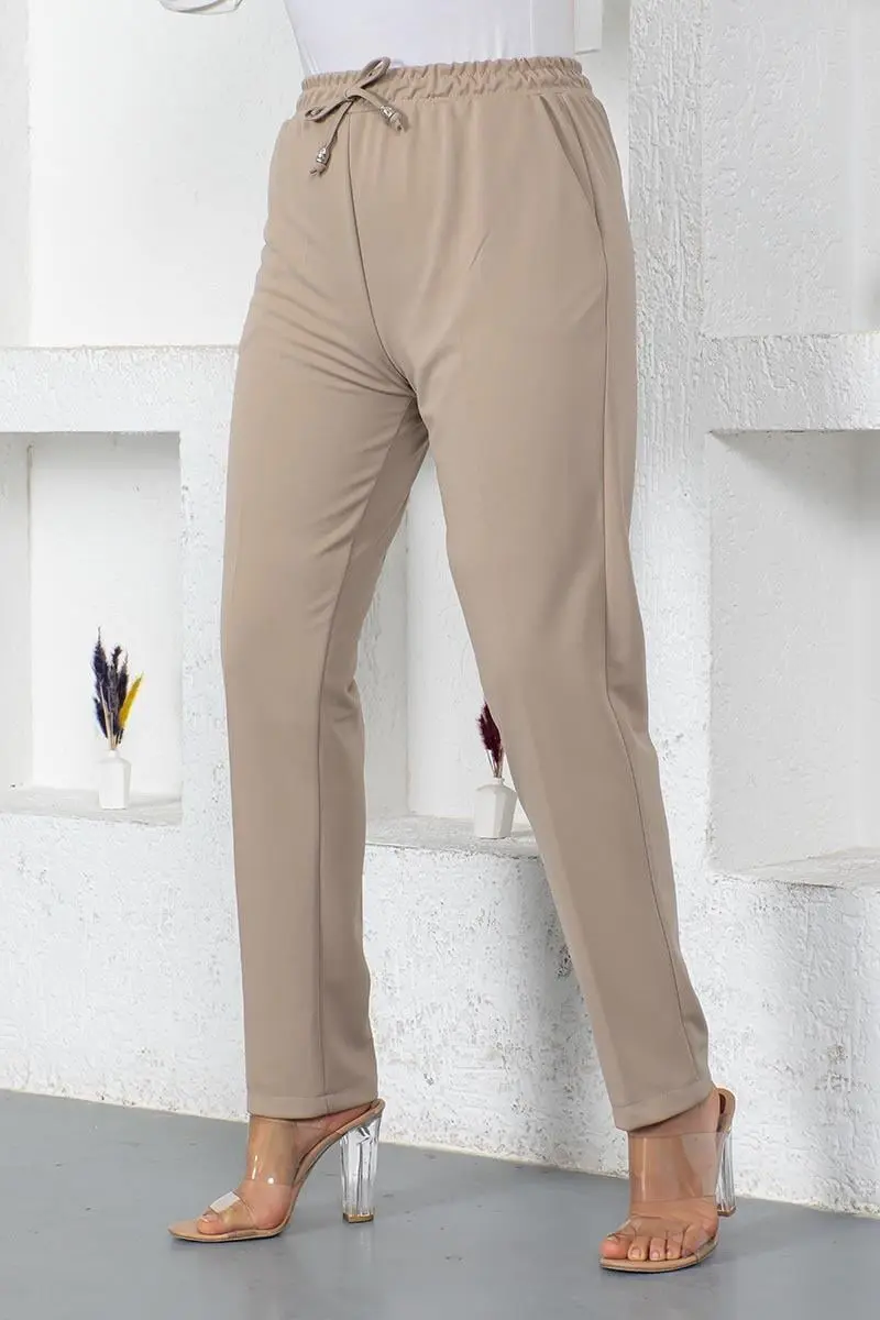 Lace-up Women's Trousers-detail