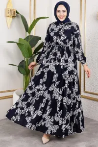 Leopard Print Viscose Dress