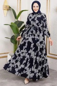 Leopard Print Viscose Dress