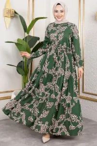 Leopard Print Viscose Dress