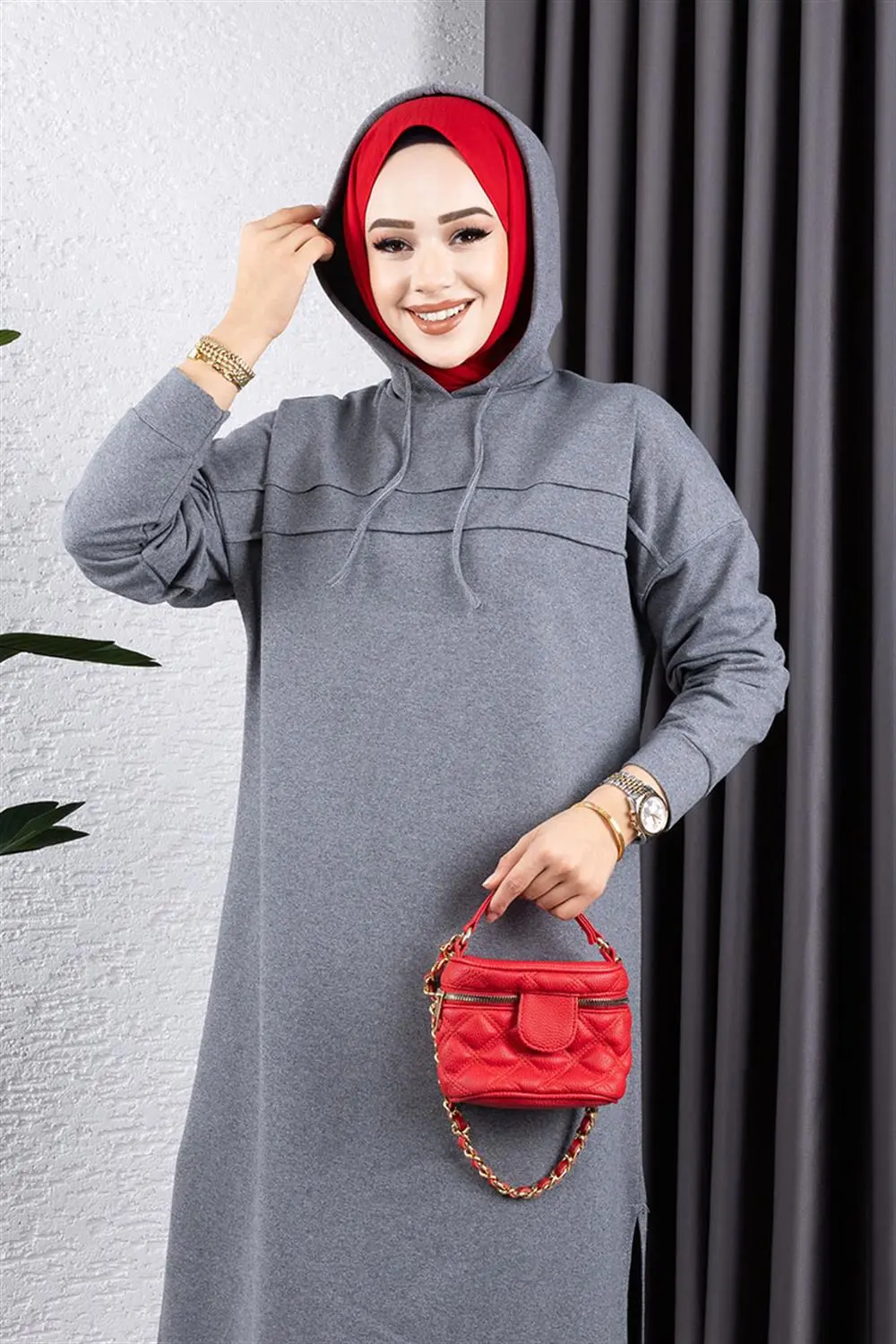 Long Tunic Sports Suit-detail