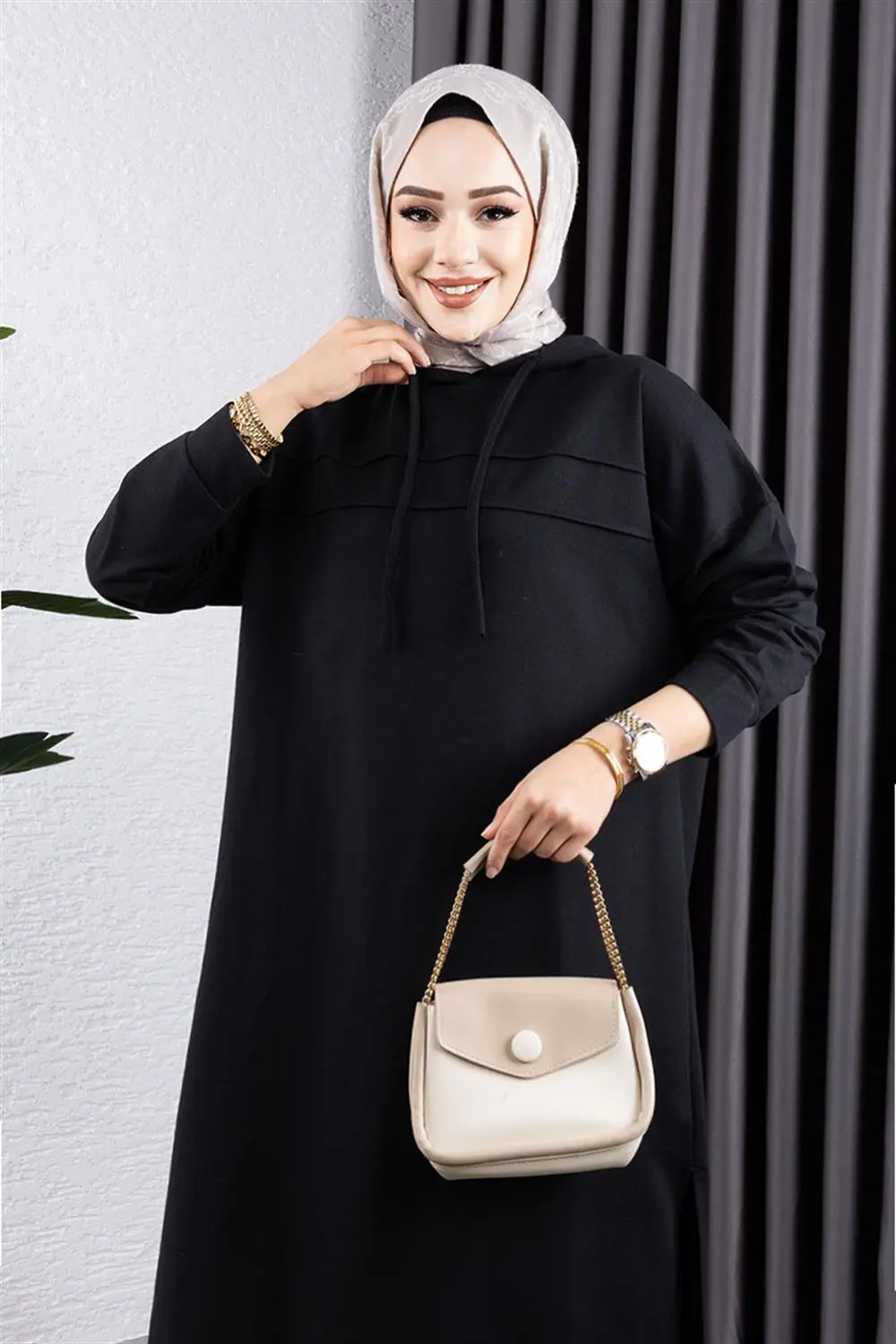 Long Tunic Sports Suit-detail