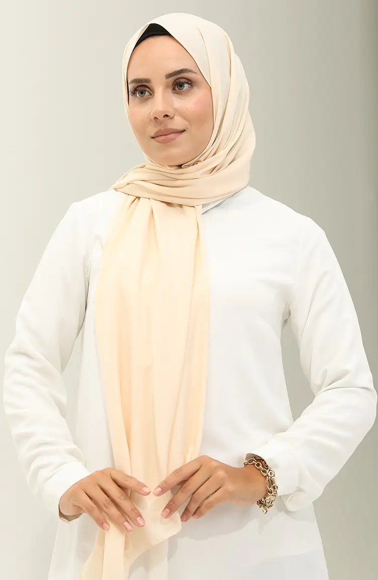 Madina Silk Beige Shawl