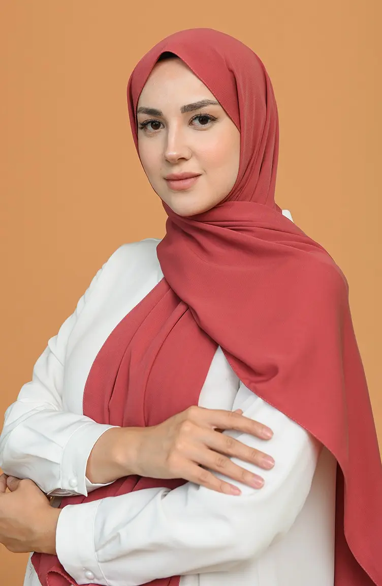 Madina Silk Dark Rose Shawl