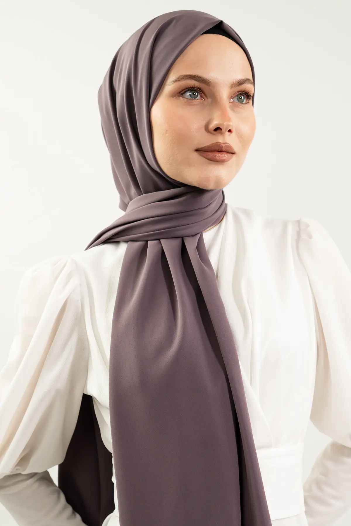 Madina Silk Grey Shawl