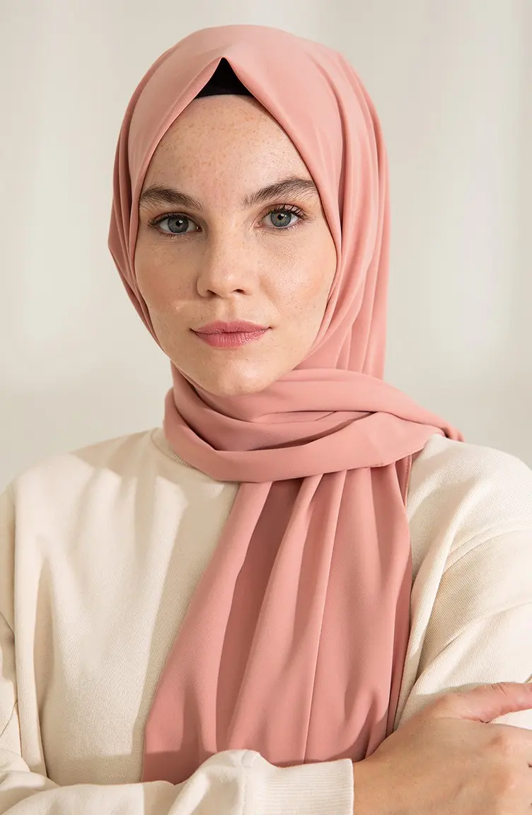 Madina Silk Powder Pink Shawl