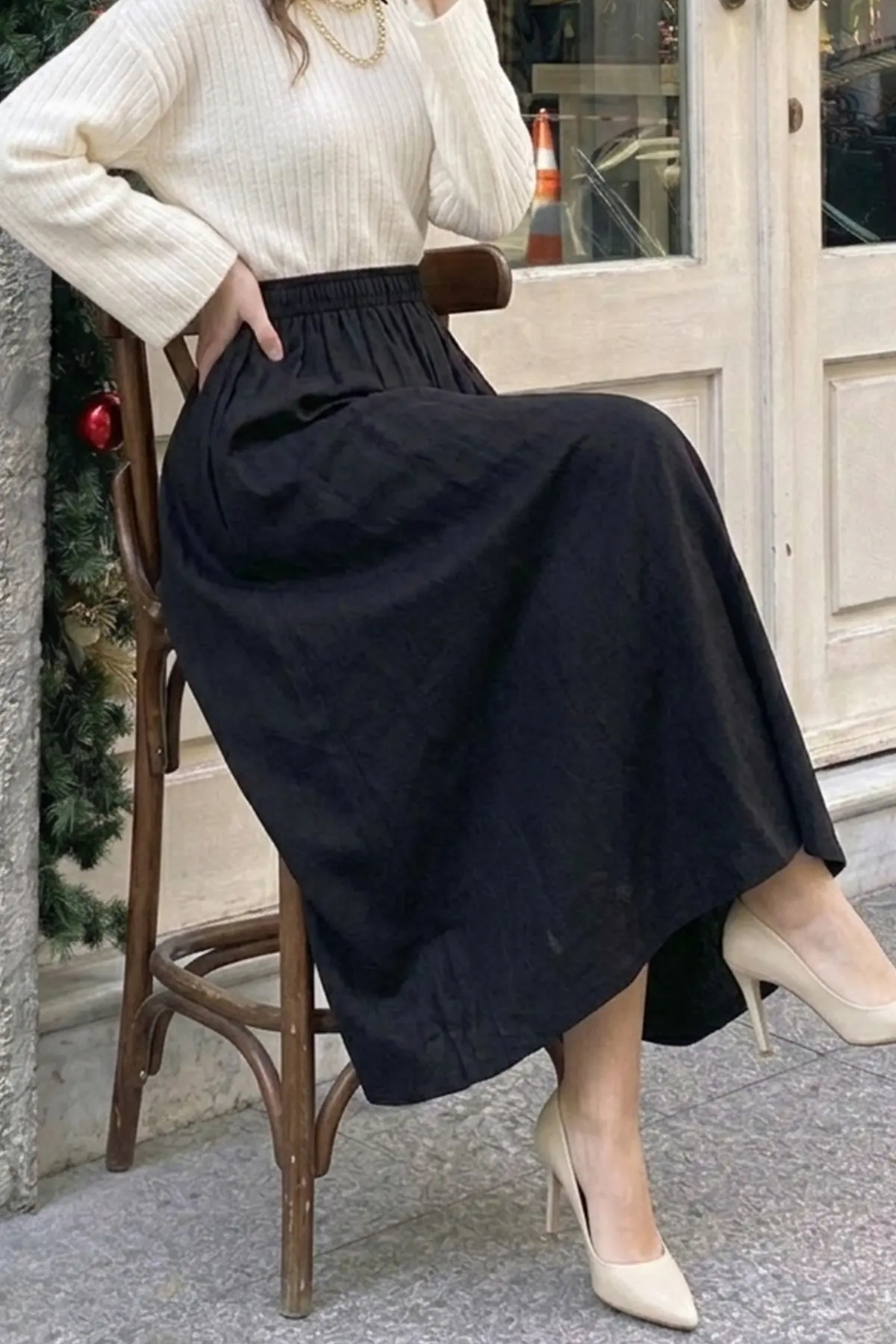 Modal Skirt-detail
