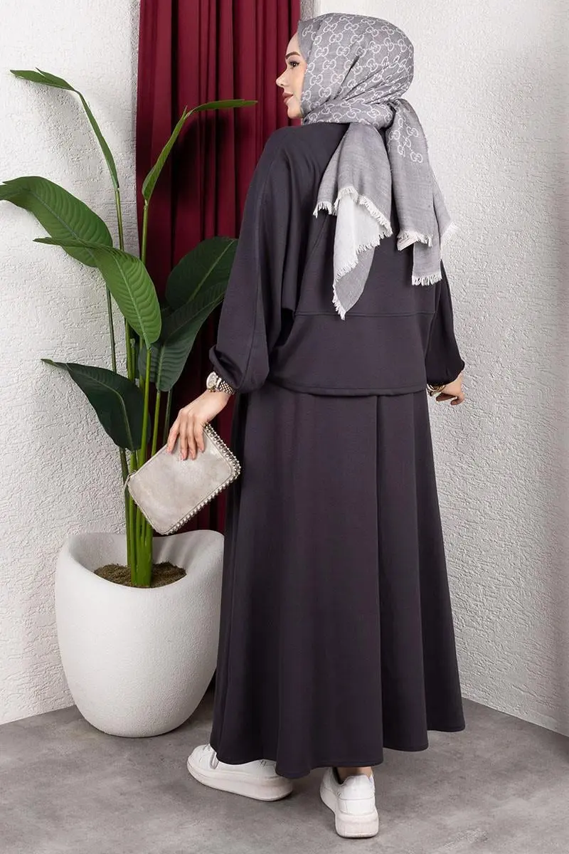 Modal Suit With Elastic Cuffs-detail