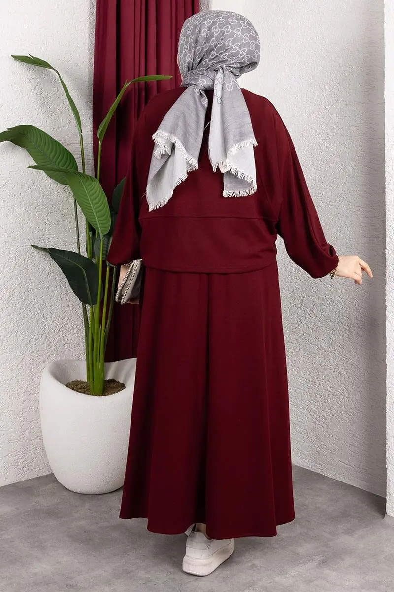 Modal Suit With Elastic Cuffs-detail