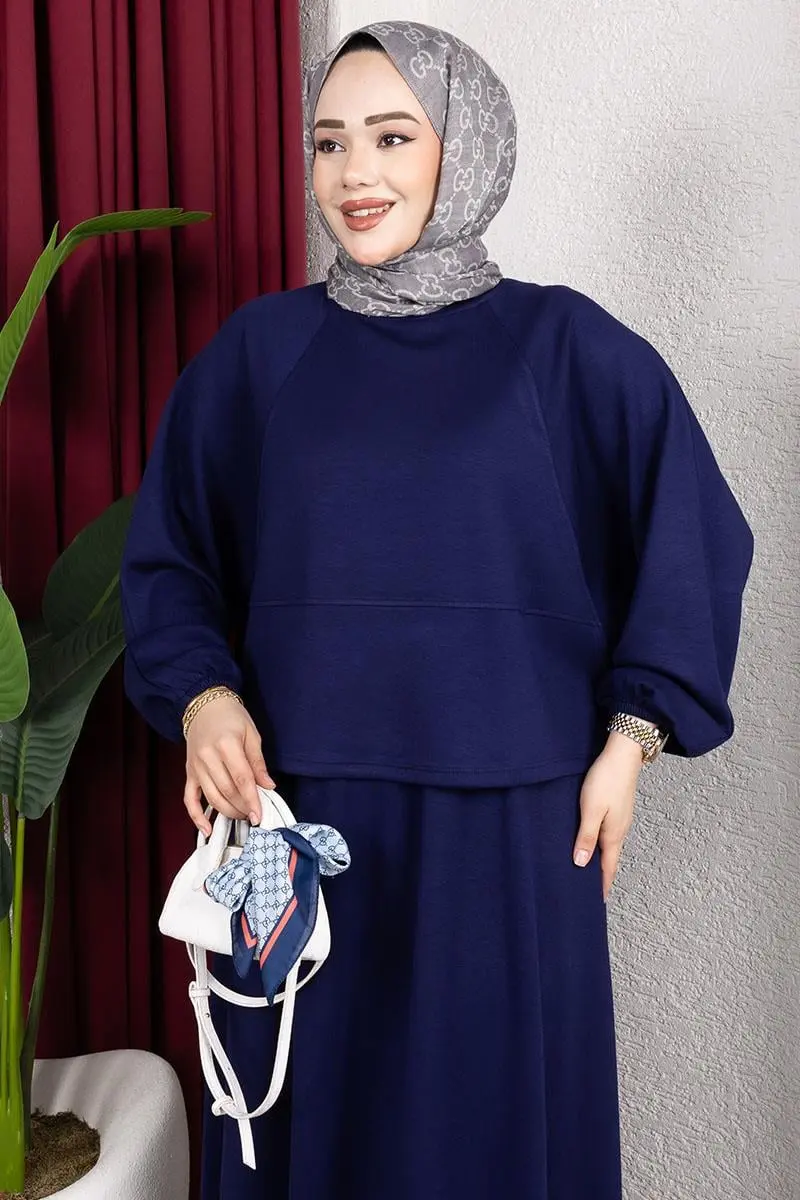 Modal Suit With Elastic Cuffs-detail