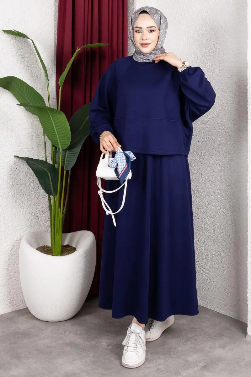 Modal Suit With Elastic Cuffs-detail