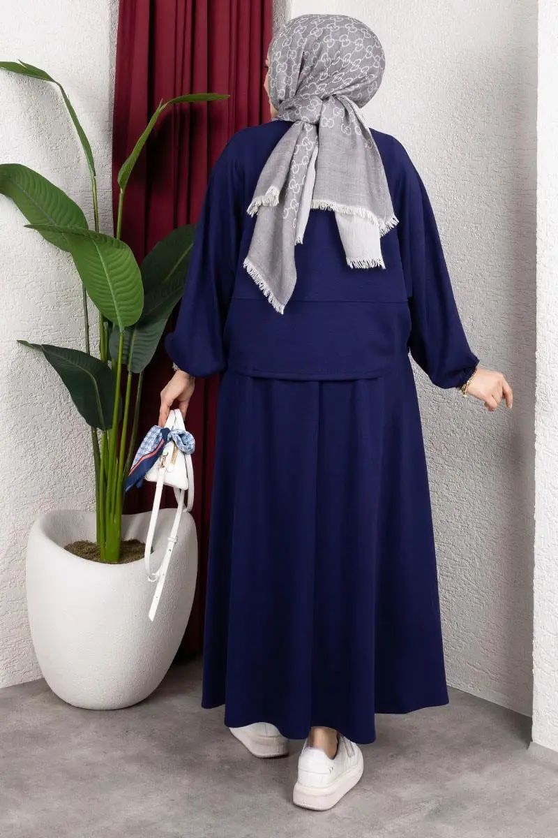 Modal Suit With Elastic Cuffs-detail