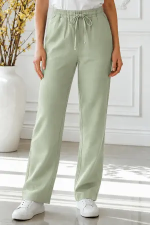 Modal Trousers With An Elastic Waist