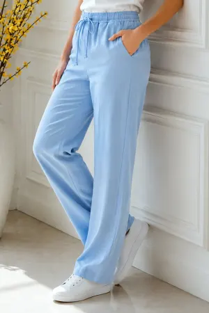 Modal Trousers With An Elastic Waist