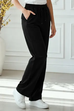 Modal Trousers With An Elastic Waist