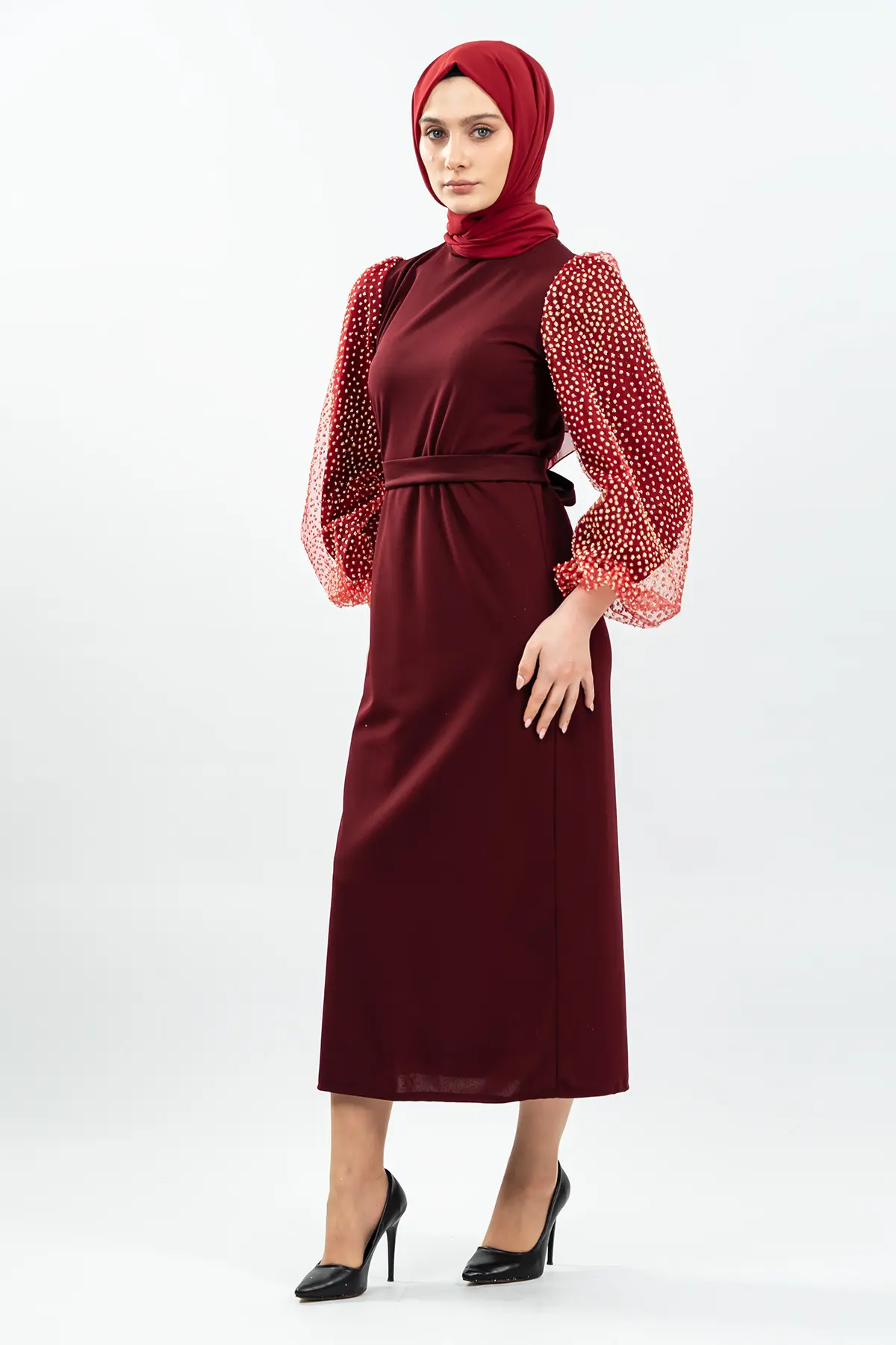 New Black Abaya-detail