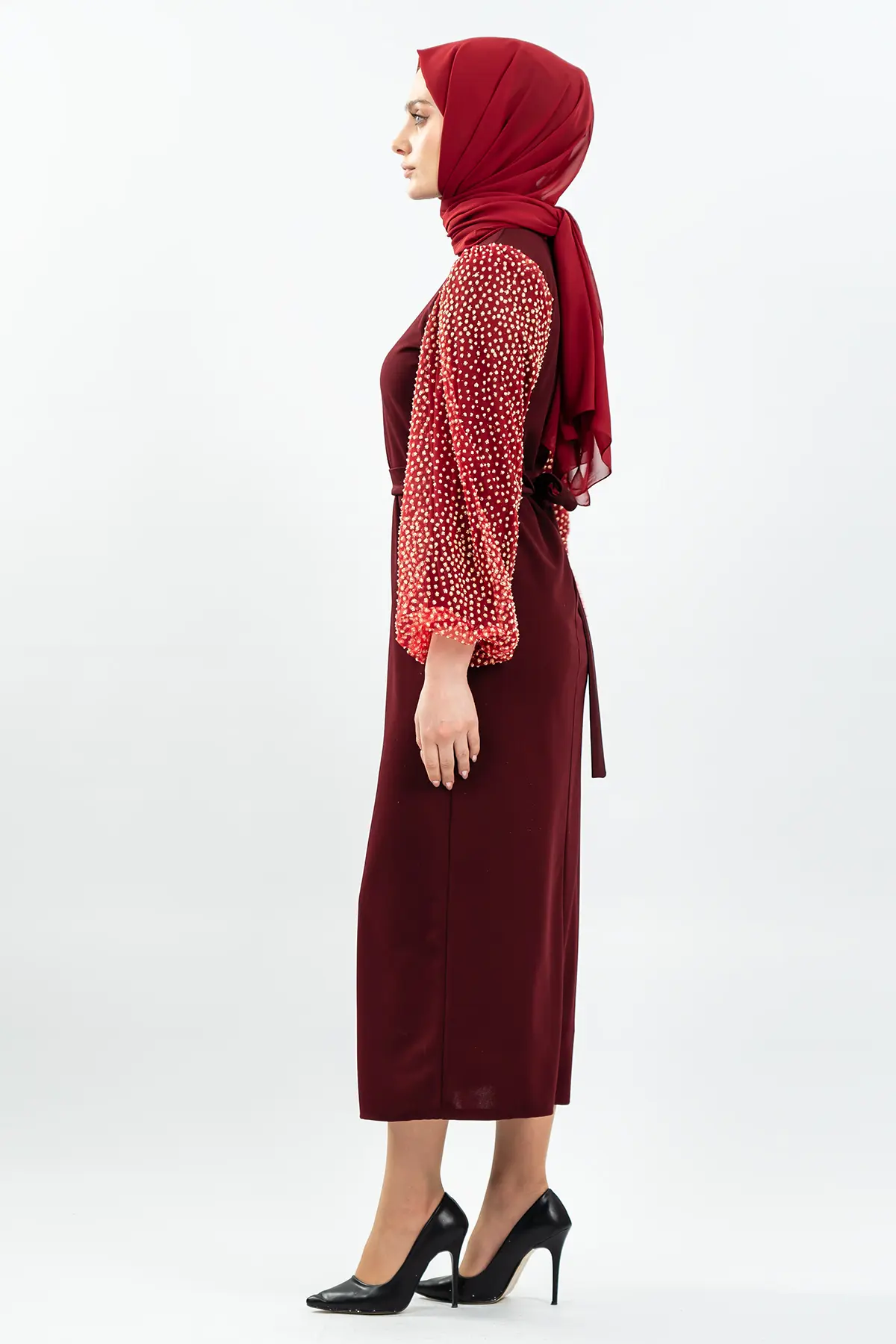 New Black Abaya-detail