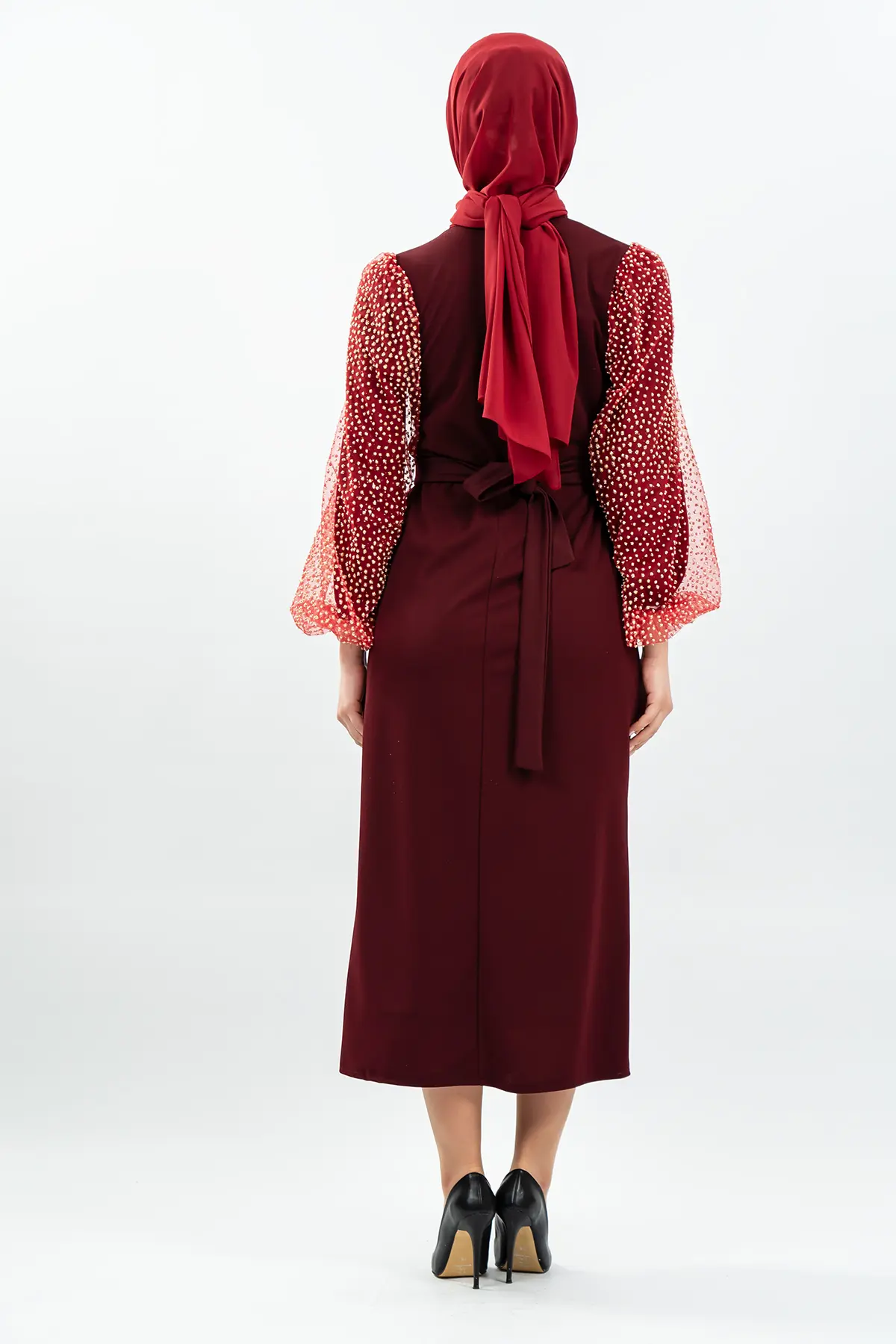 New Black Abaya-detail