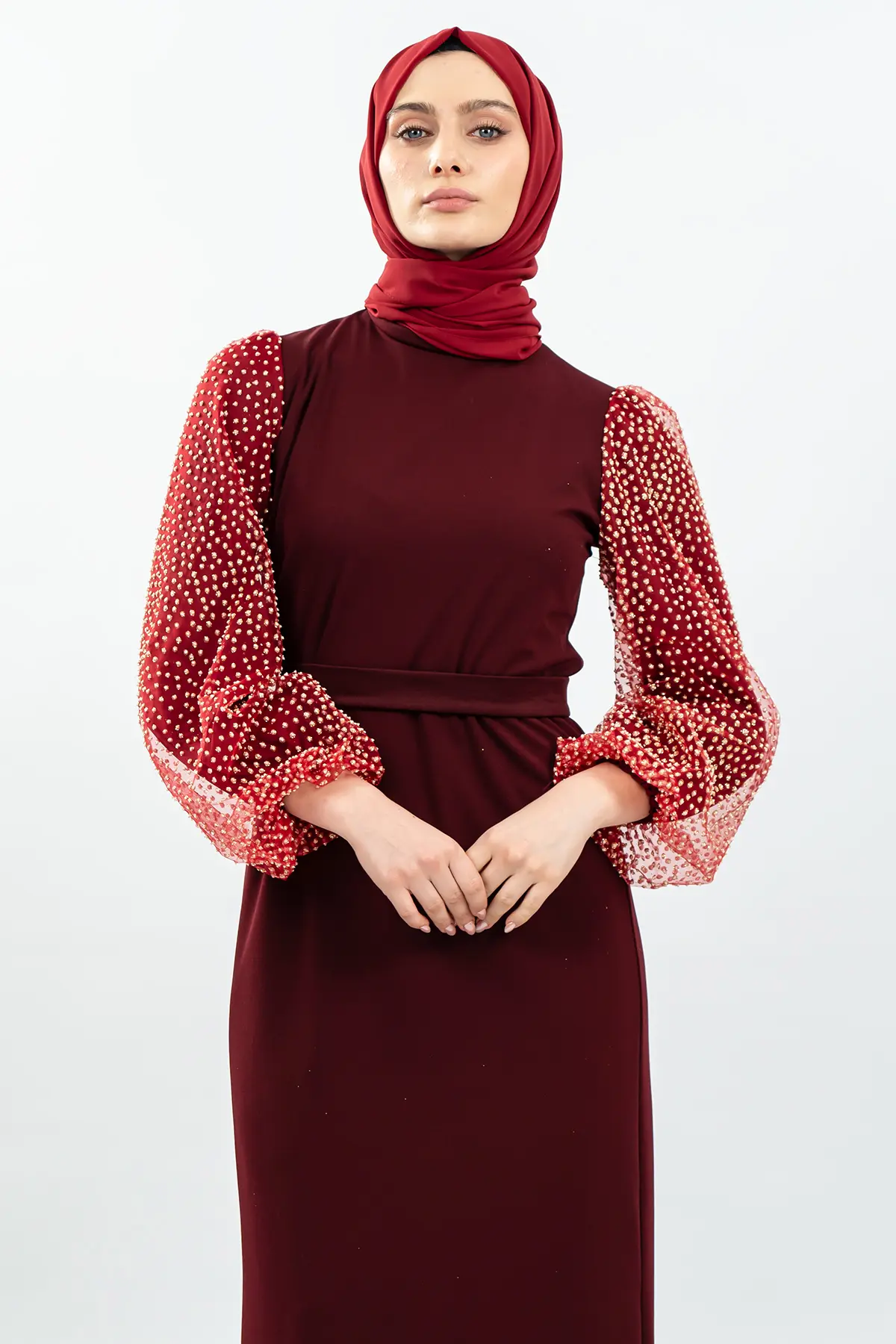 New Black Abaya-detail