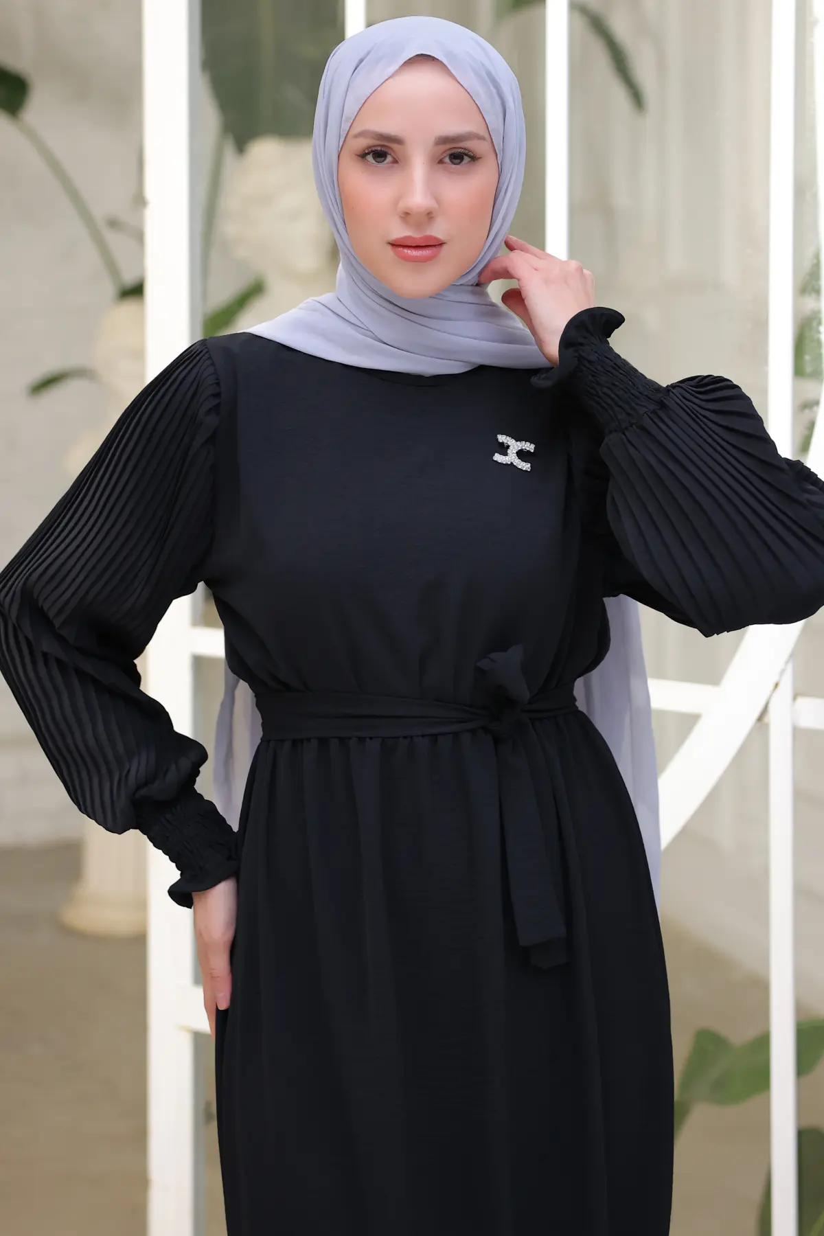 New Black Daily Dress-detail