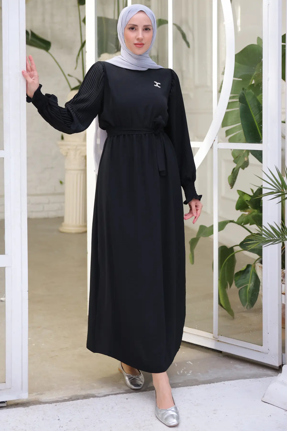 New Black Daily Dress-detail