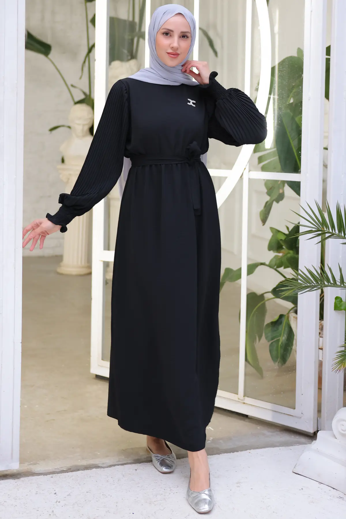 New Black Daily Dress-detail