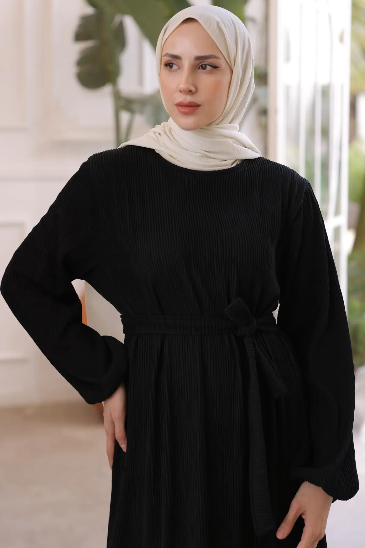 New Black Daily Dress-detail