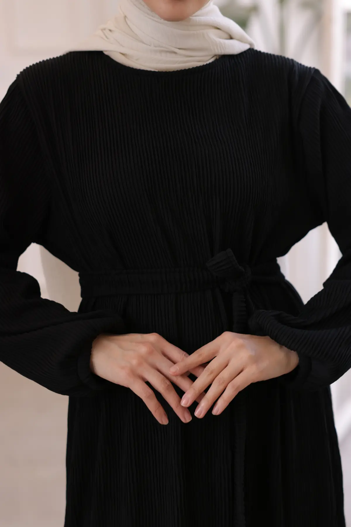 New Black Daily Dress-detail