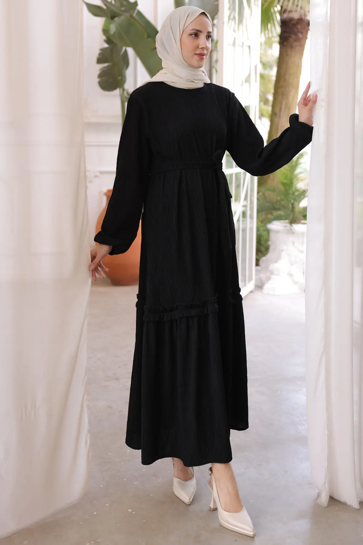 New Black Daily Dress-detail