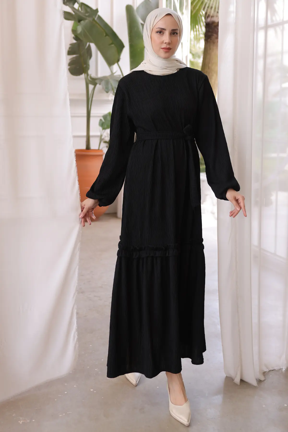 New Black Daily Dress-detail