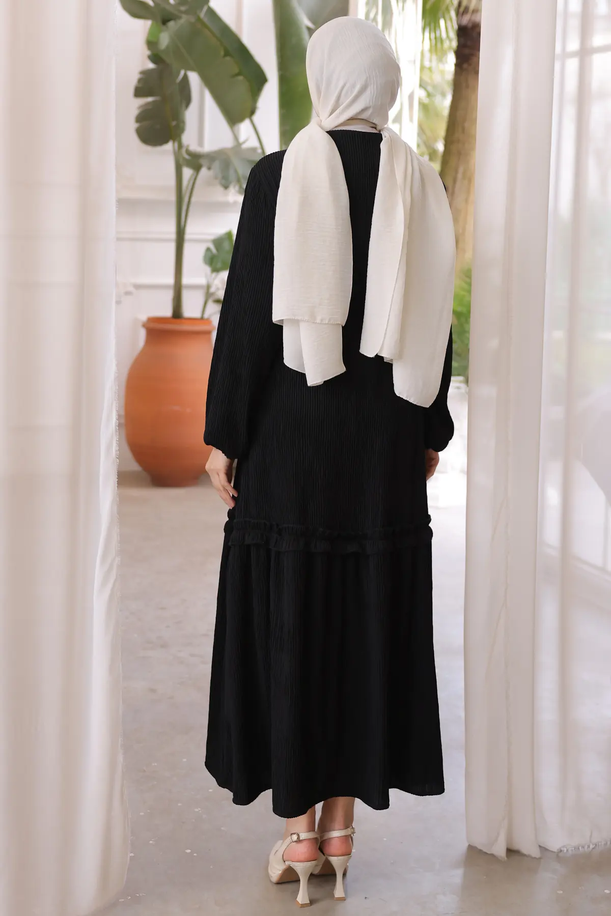 New Black Daily Dress-detail