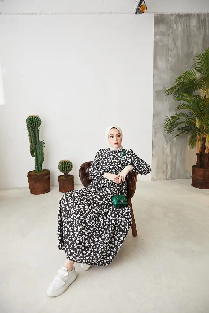 New Black Daily Dress-detail