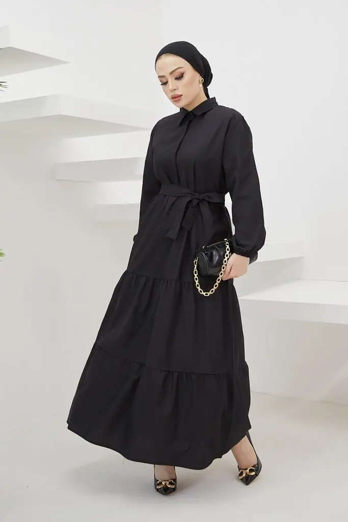 New Black Daily Dress-detail