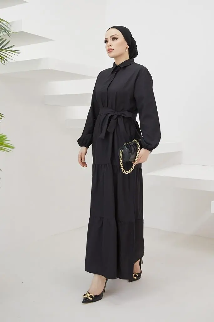 New Black Daily Dress-detail