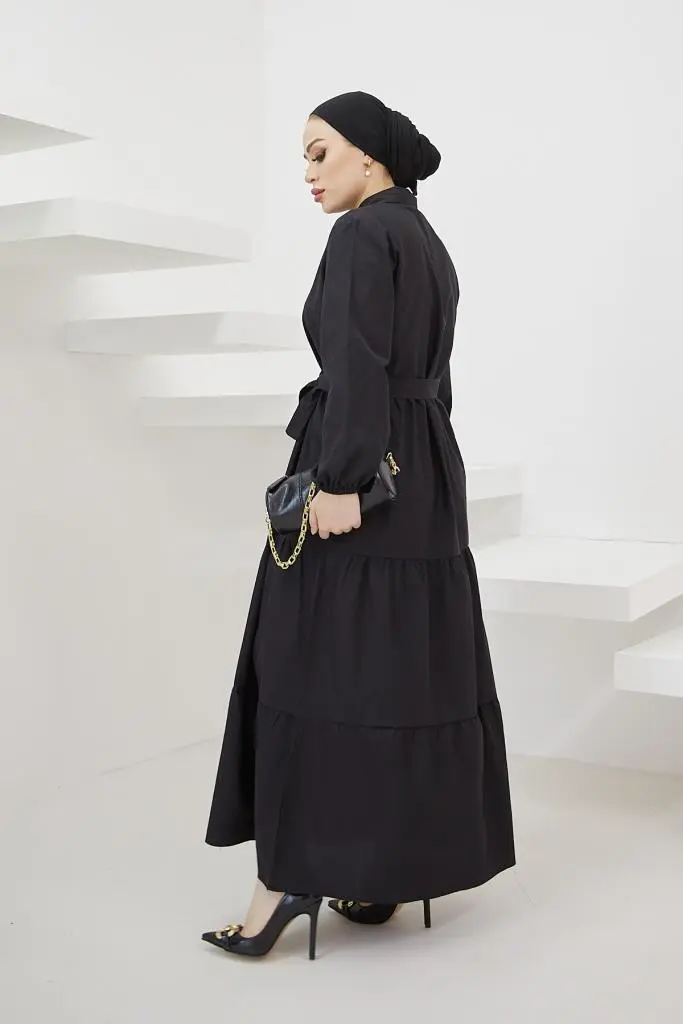 New Black Daily Dress-detail