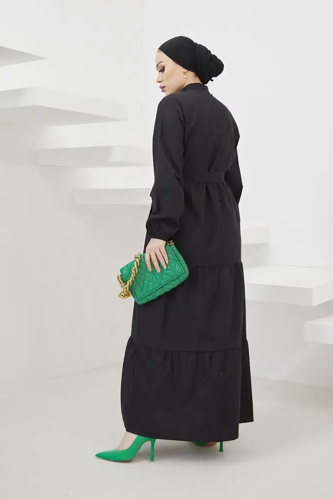 New Black Daily Dress-detail