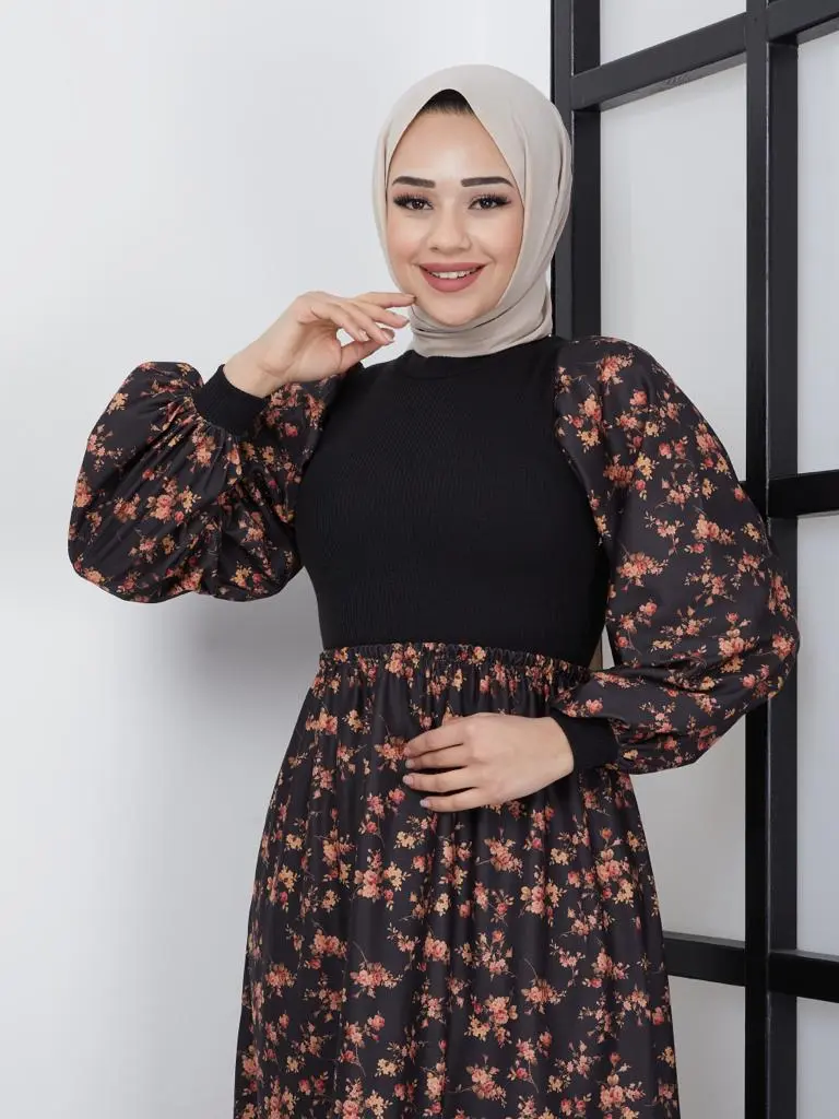 New Black Daily Dress-detail