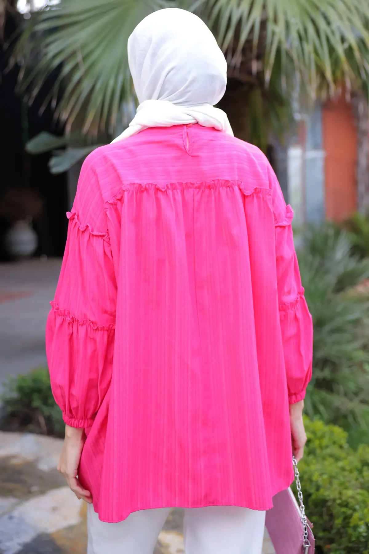 New Brooch Detailed Tunic-detail