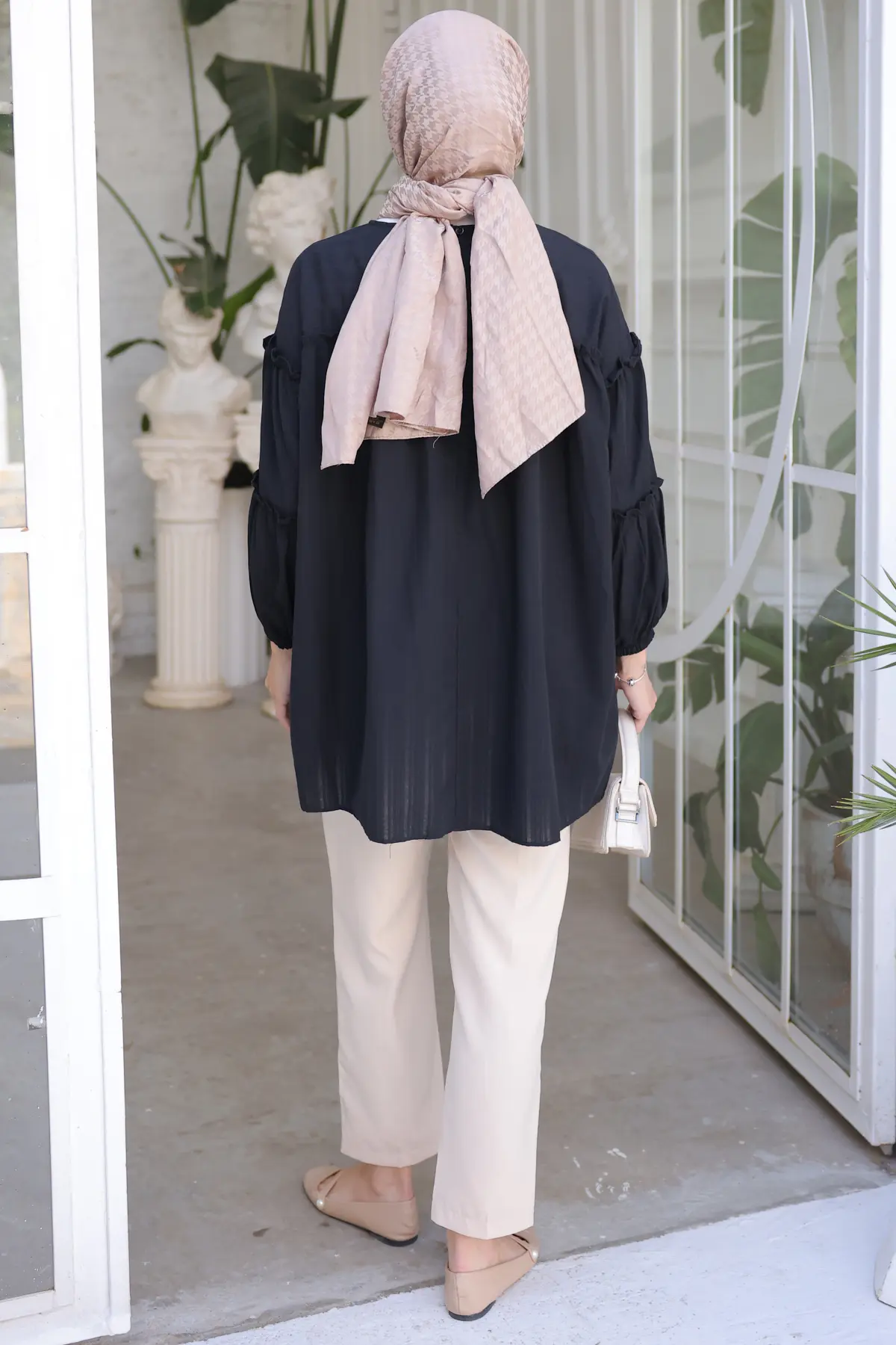 New Brooch Detailed Tunic-detail